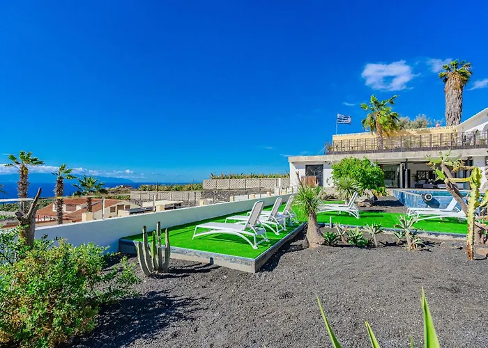 Cactus Tenerife Sud Piscine Chauffee 10 Personnes Адехе