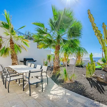 Cactus Tenerife Sud Piscine Chauffee 10 Personnes Адехе