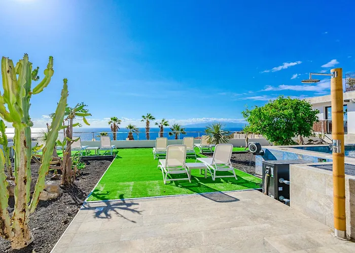 Cactus Tenerife Sud Piscine Chauffee 10 Personnes Вилла Адехе